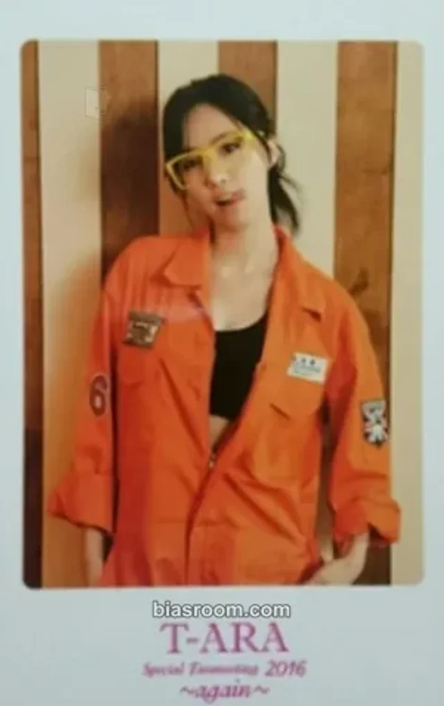 T-ARA - Eunjung - SEASON'S GREETINGS 2016 ~again~ Other postcard polaroid pink version season's greetings