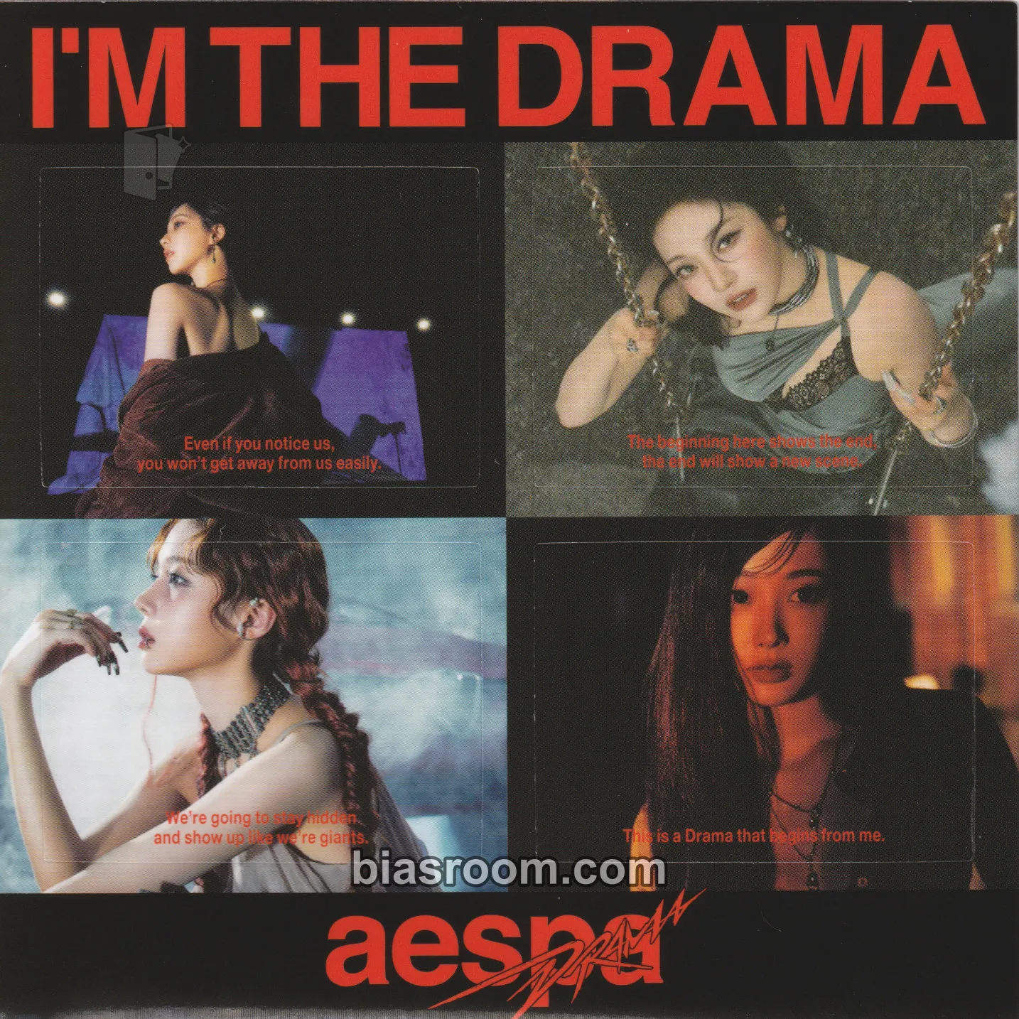 Drama Photocard - aespa - aespa K-pop photocard