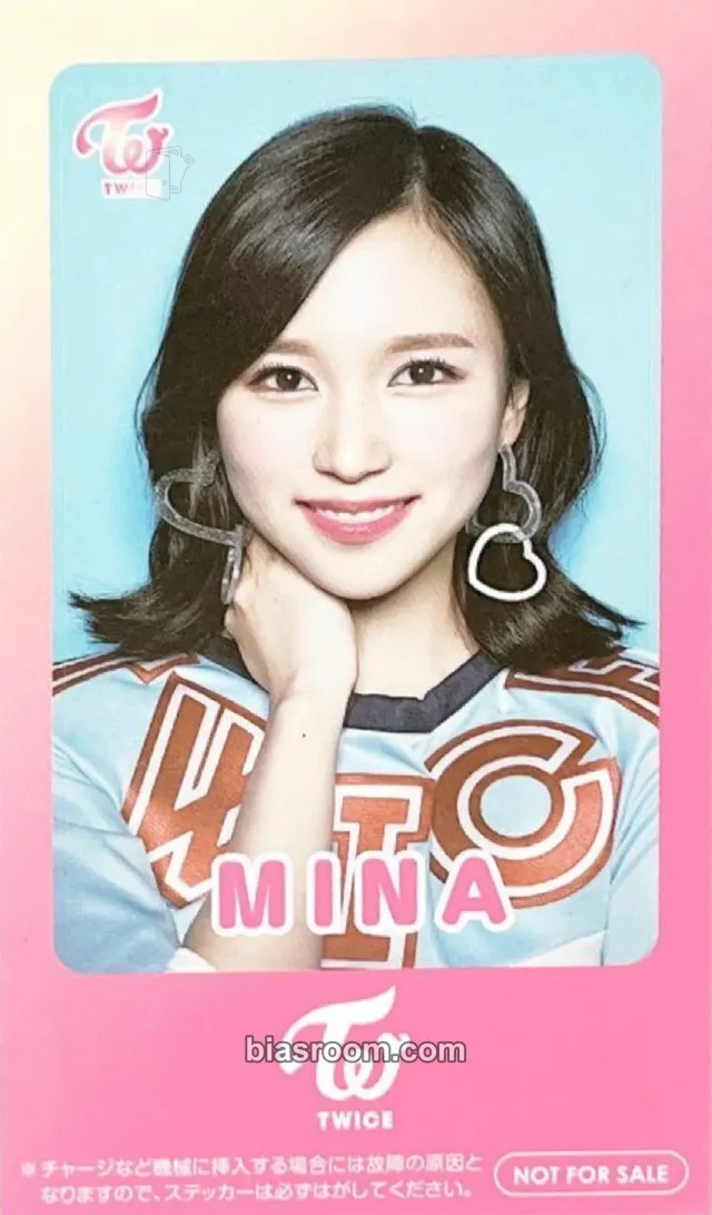 TWICE - Mina - #TWICE Album ic card sticker