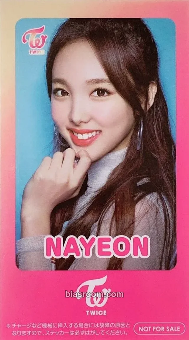 TWICE - Nayeon - #TWICE Album ic card sticker