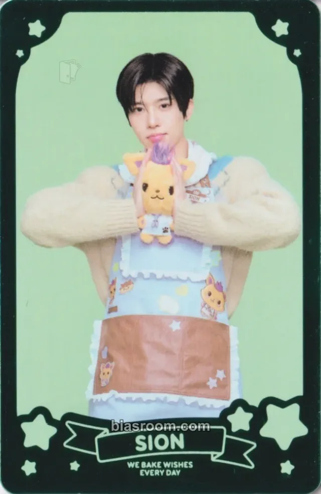 NCT WISH - Sion - WISH BAKERY Pop-up MD Event merch photocard trading card special version double-sided