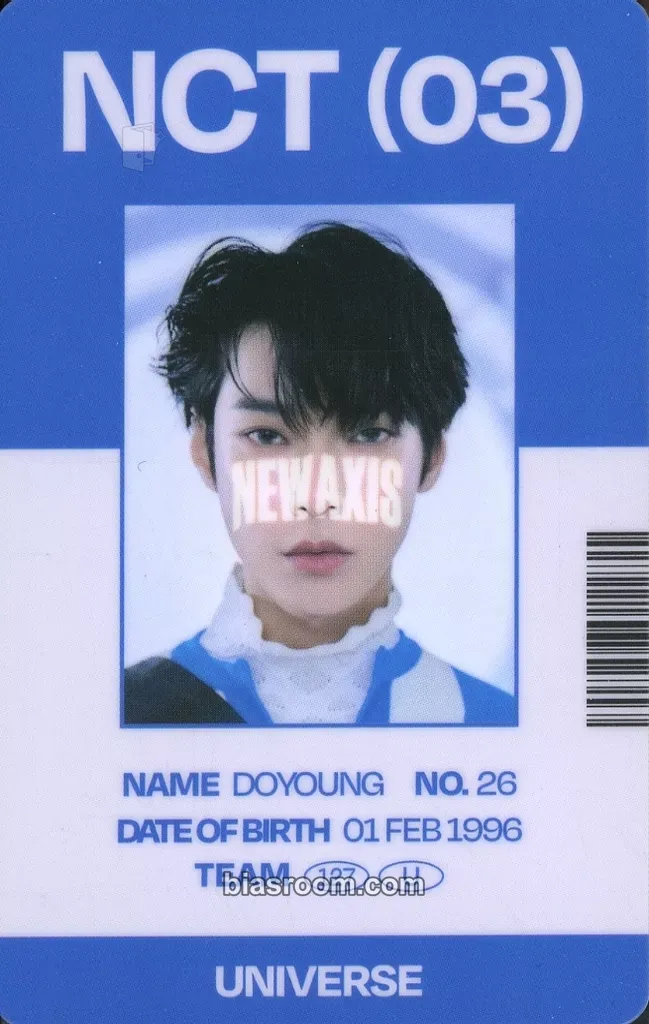 Doyoung Universe MD Photocard - NCT - NCT K-pop photocard