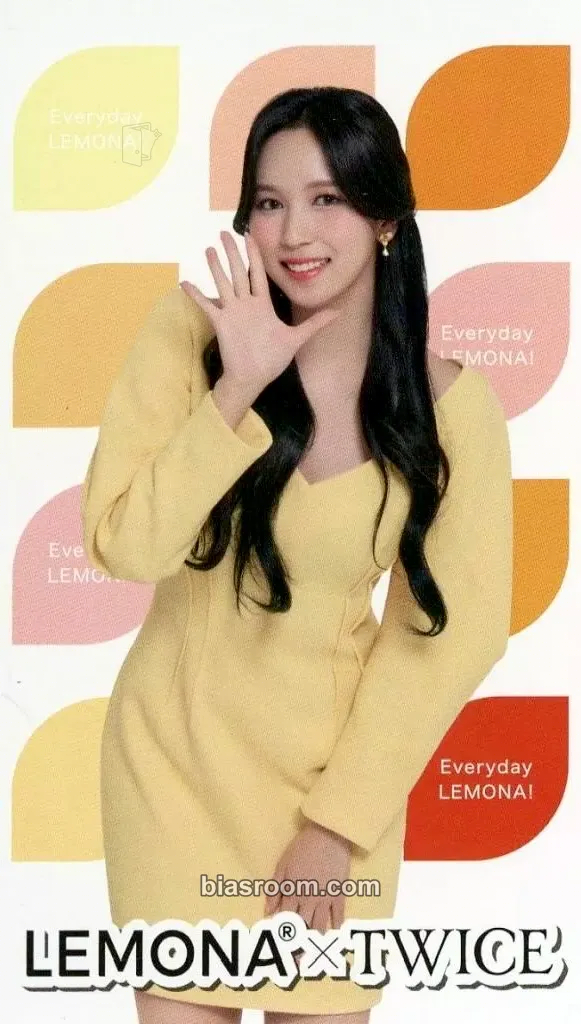 Mina TWICE x LEMONA Photocard - TWICE - TWICE K-pop photocard