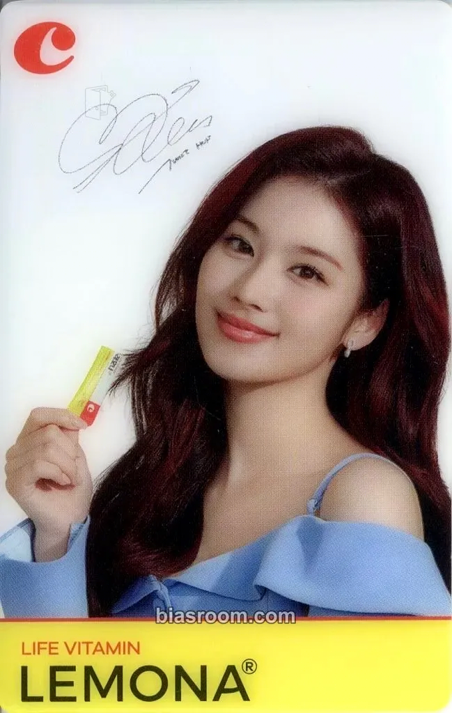 Sana TWICE x LEMONA Photocard - TWICE - TWICE K-pop photocard