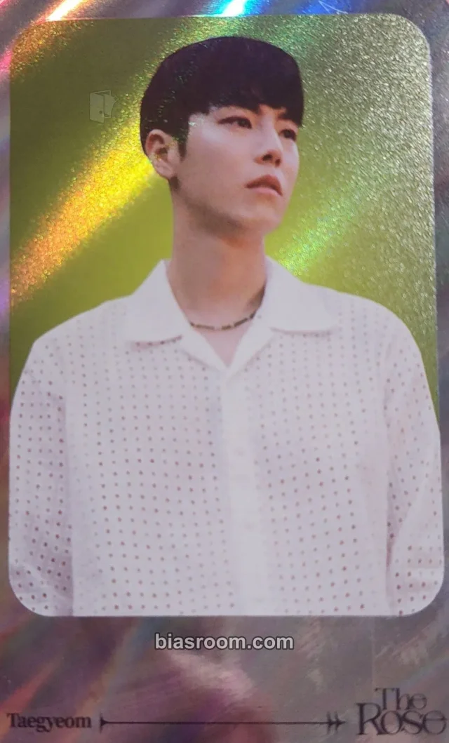 The Rose - Taegyeom - Arena Club Other merch photocard holographic (hologram)