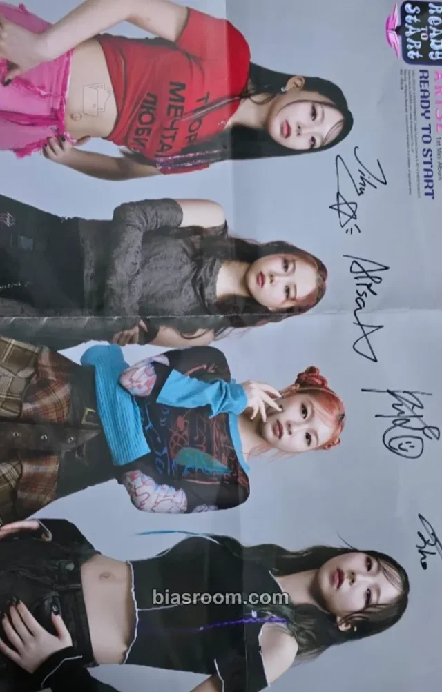 ARISE - Ready To Start Album poster signed