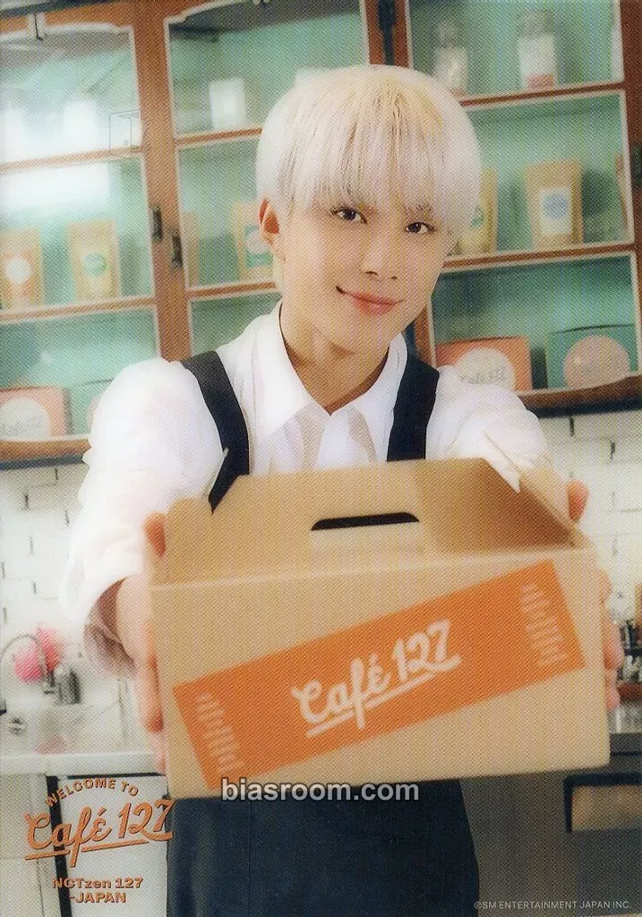 Jungwoo Café 127 Photocard - NCT 127 - NCT 127 K-pop photocard