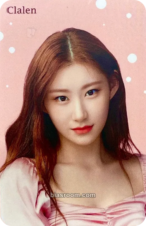 Chaeryeong ITZY X Clalen Photocard - ITZY - ITZY K-pop photocard