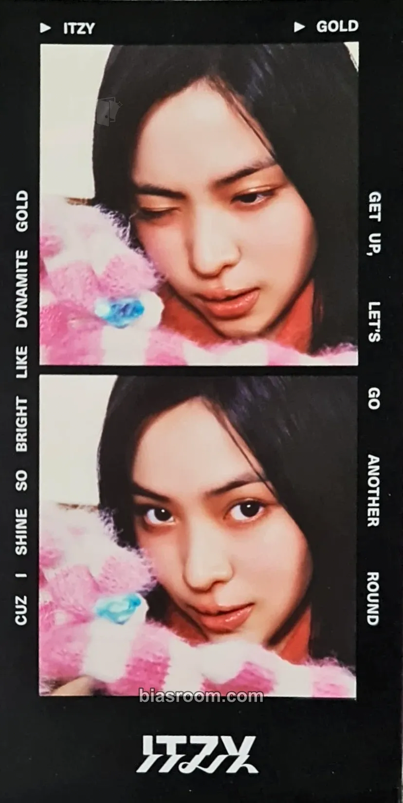 Ryujin GOLD Photocard - ITZY - ITZY K-pop photocard