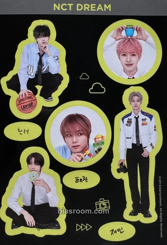 NCT DREAM - Renjun & Haechan & Jaemin - NCTzen DREAM MEMBERSHIP KIT Other sticker sheet merch inclusion
