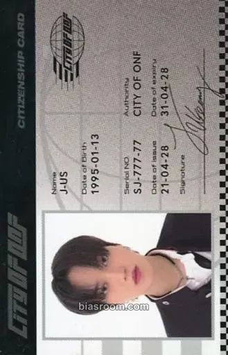 Seungjun CITY OF ONF Photocard - ONF - ONF K-pop photocard