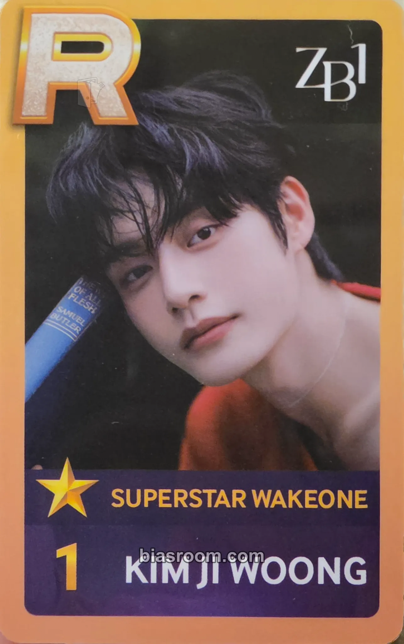 Jiwoong Superstar Wakeone Photocard - ZEROBASEONE - ZEROBASEONE K-pop photocard