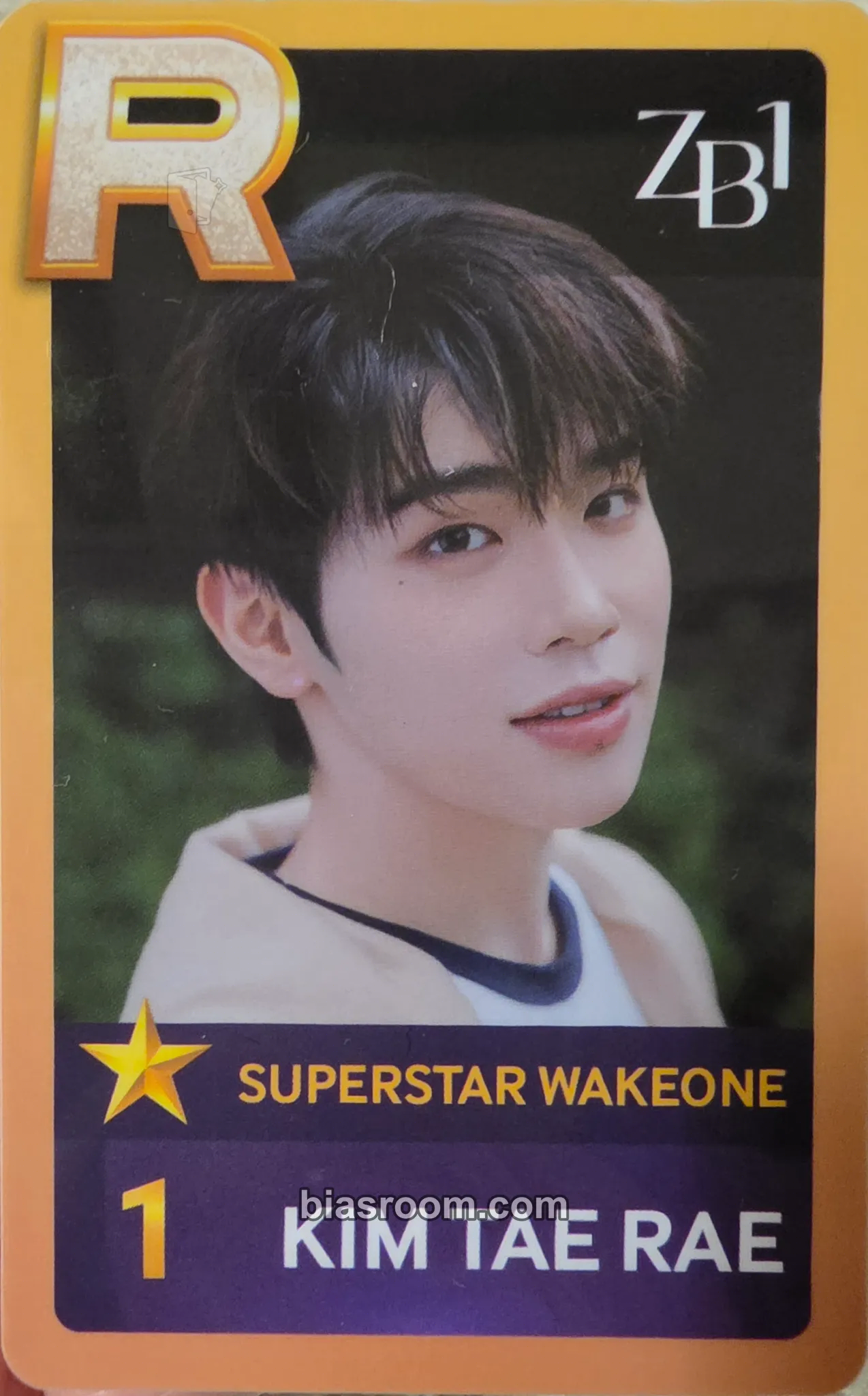 Taerae Superstar Wakeone Photocard - ZEROBASEONE - ZEROBASEONE K-pop photocard