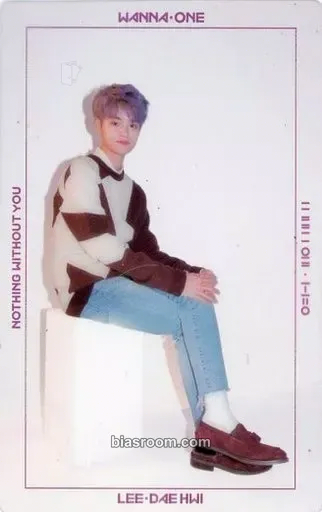 Daehwi 1-1=0 (Nothing Without You) Photocard - Wanna One - Wanna One K-pop photocard