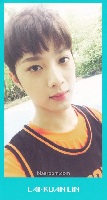 Kuanlin 1ST OFFICIAL FAN CLUB Photocard - Wanna One - Wanna One K-pop photocard