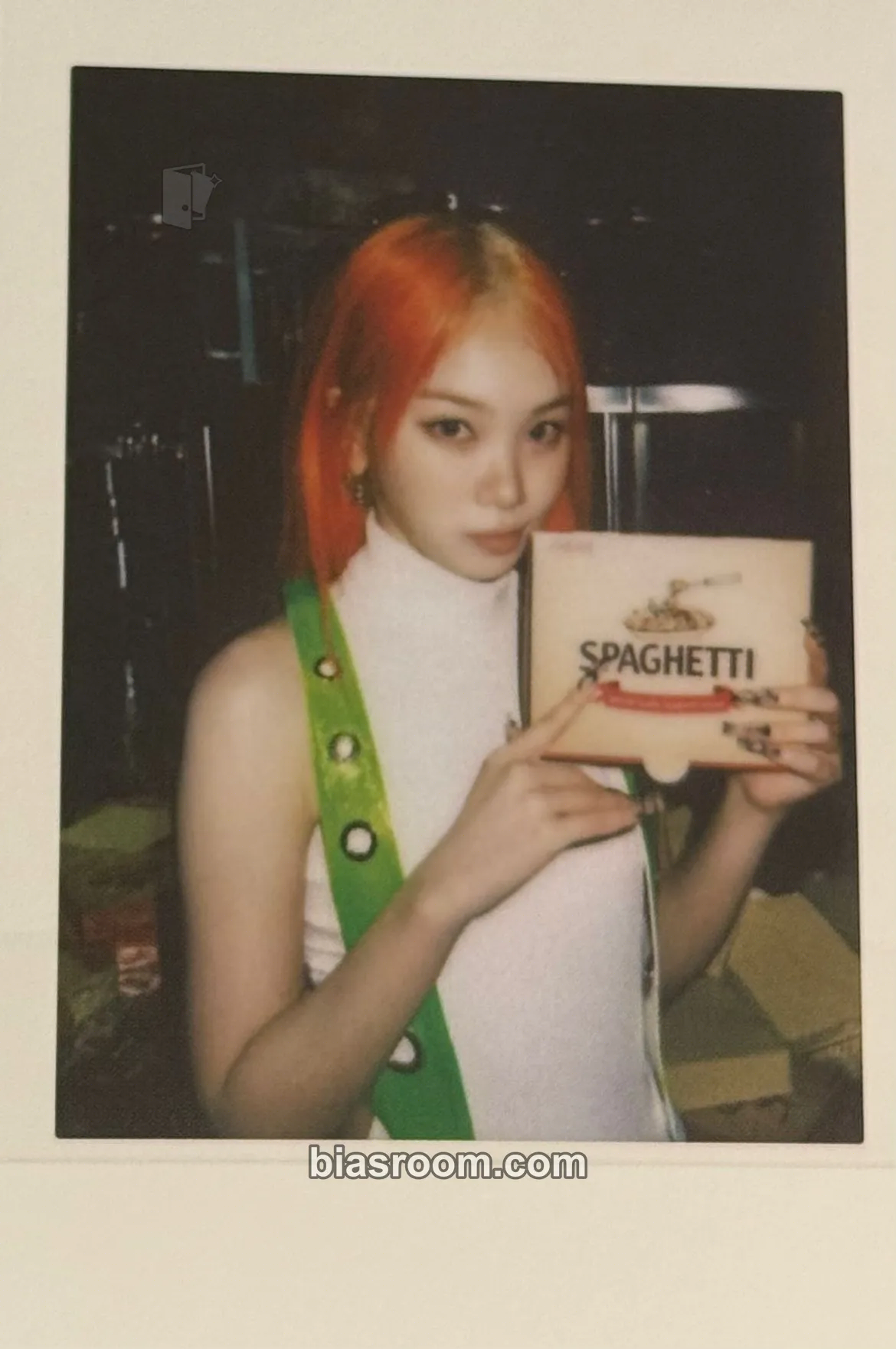 Kim Chaewon SPAGHETTI Photocard - LE SSERAFIM - LE SSERAFIM K-pop photocard