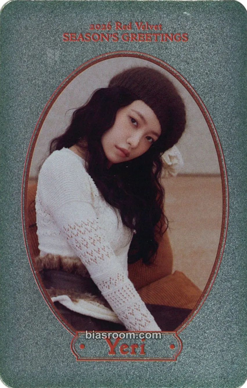 Yeri 2026 Season's Greetings Photocard - Red Velvet - Red Velvet K-pop photocard