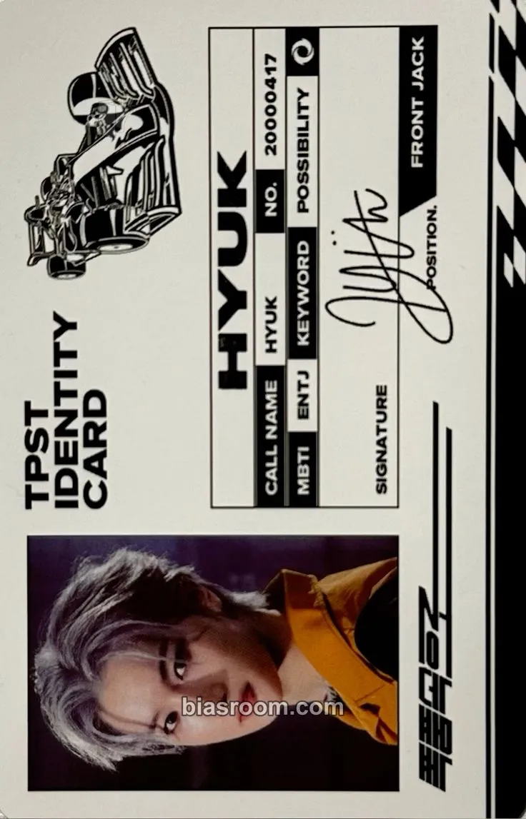 Hyuk Into The Storm Photocard - Tempest - Tempest K-pop photocard