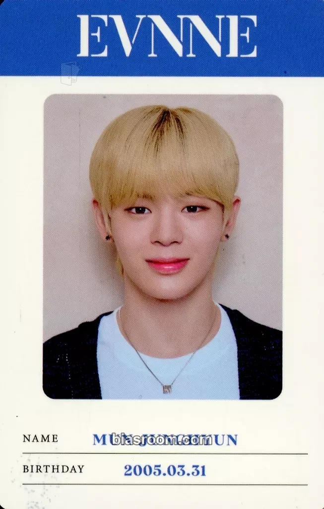 Mun Junghyun EVNNE 1st Fanmeeting in Japan: Good EVNNEing Photocard - EVNNE - EVNNE K-pop photocard