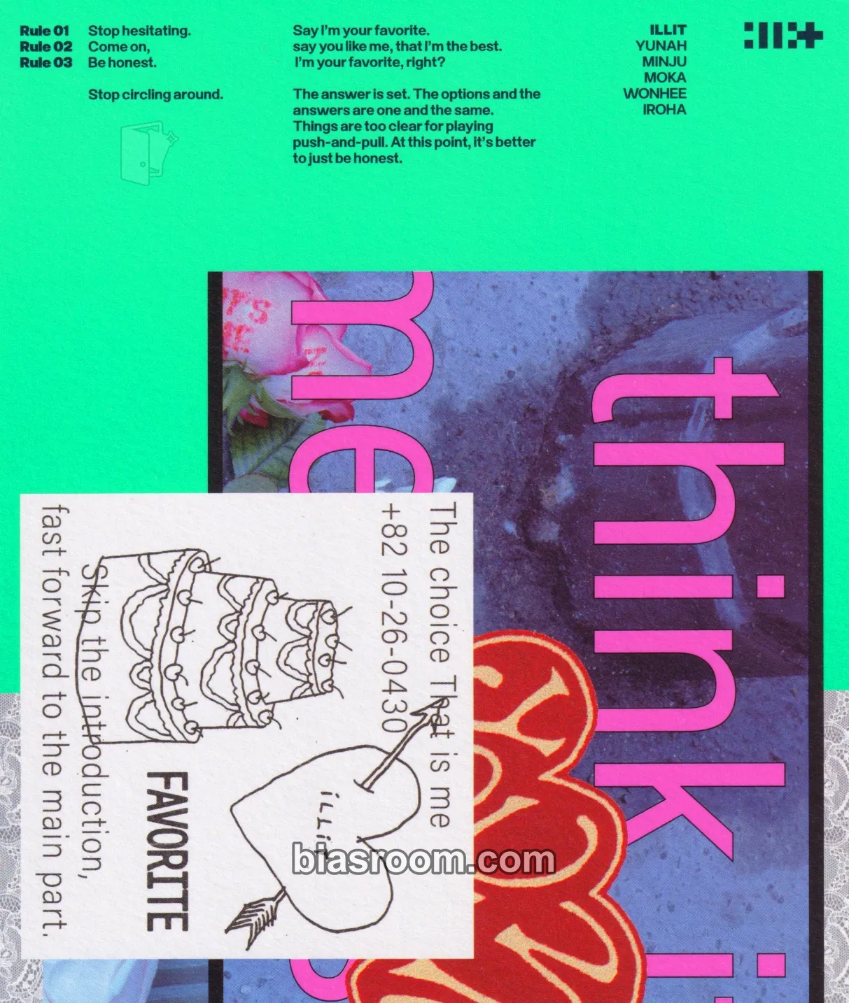 MAMIHLAPINATAPAI Photocard - ILLIT - ILLIT K-pop photocard