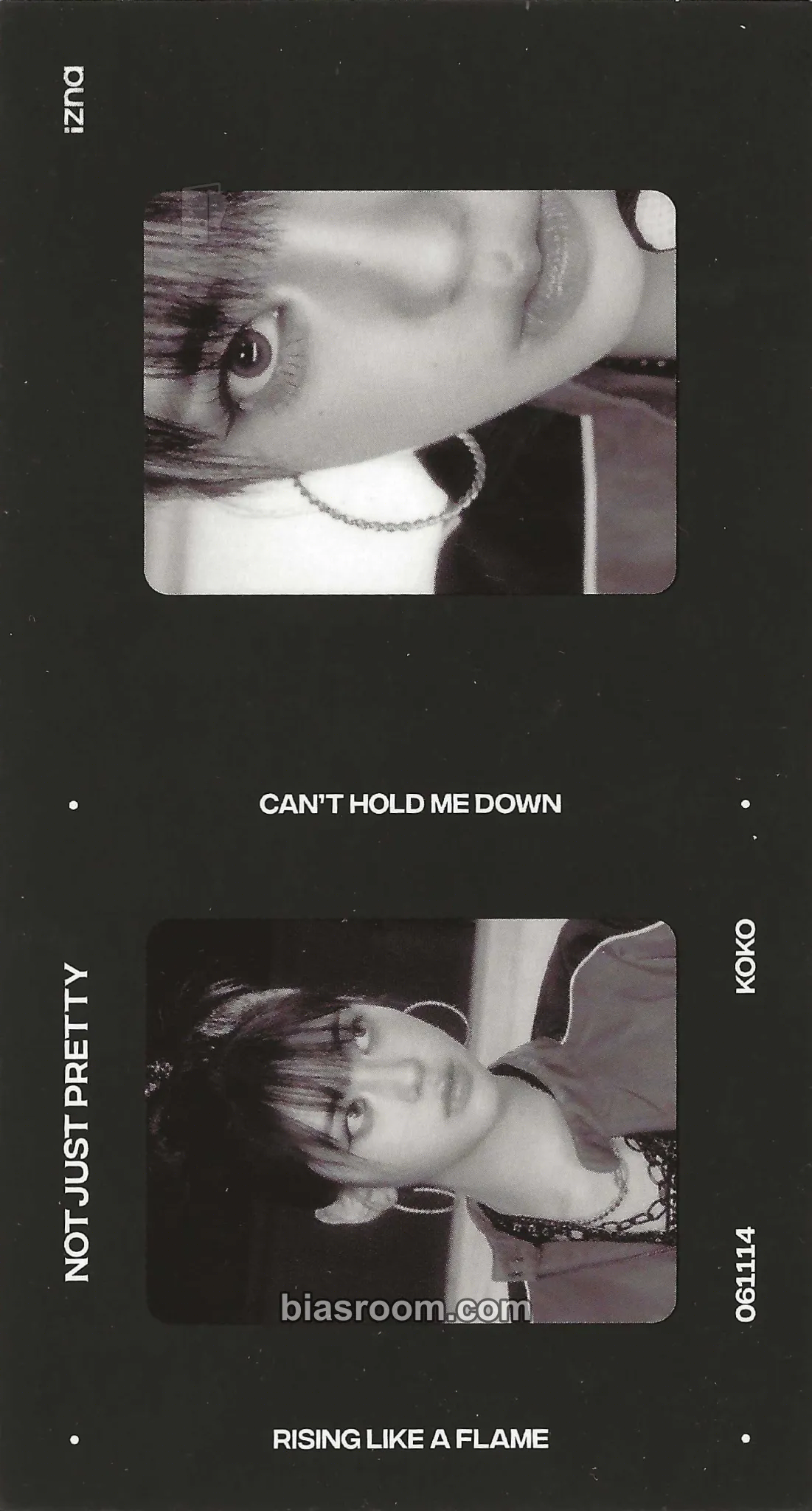 Koko Not Just Pretty Photocard - izna - izna K-pop photocard