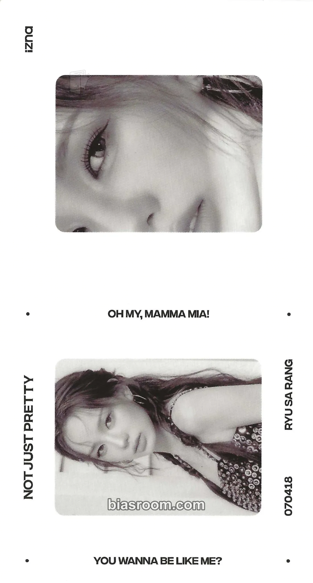 Ryu Sarang Not Just Pretty Photocard - izna - izna K-pop photocard