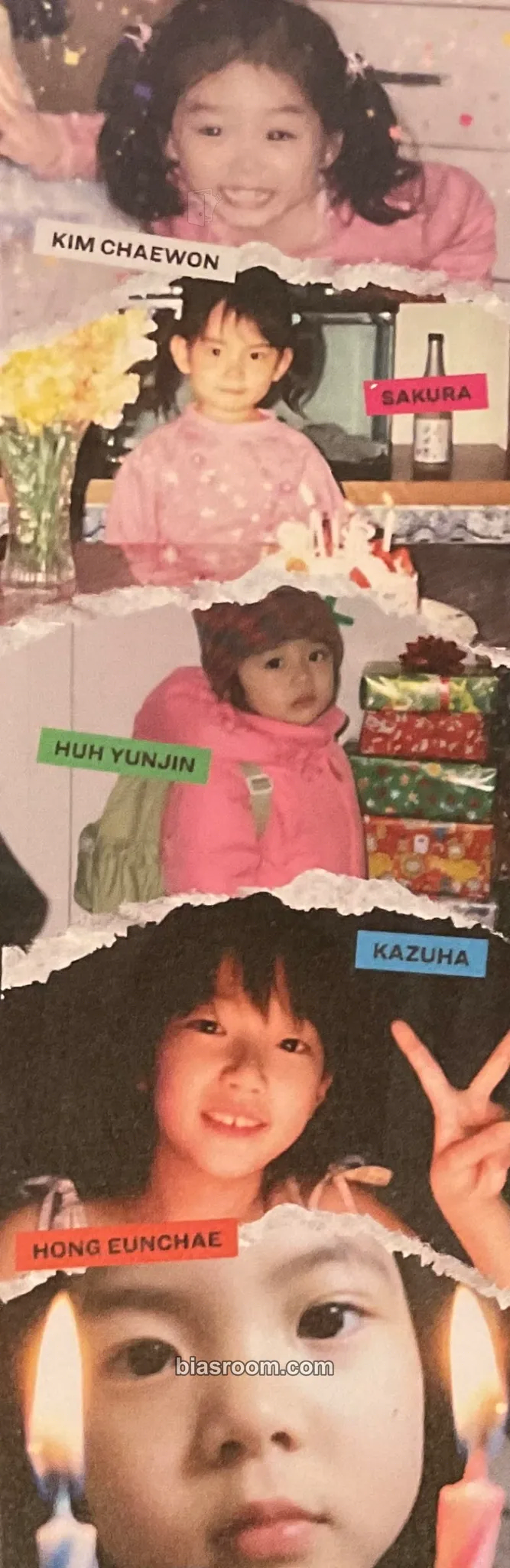 CELEBRATION Photocard - LE SSERAFIM - LE SSERAFIM K-pop photocard