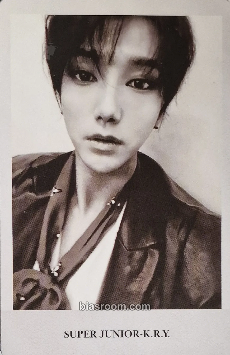 Yesung When We Were Us (K.R.Y. Unit) Photocard - SUPER JUNIOR - SUPER JUNIOR K-pop photocard