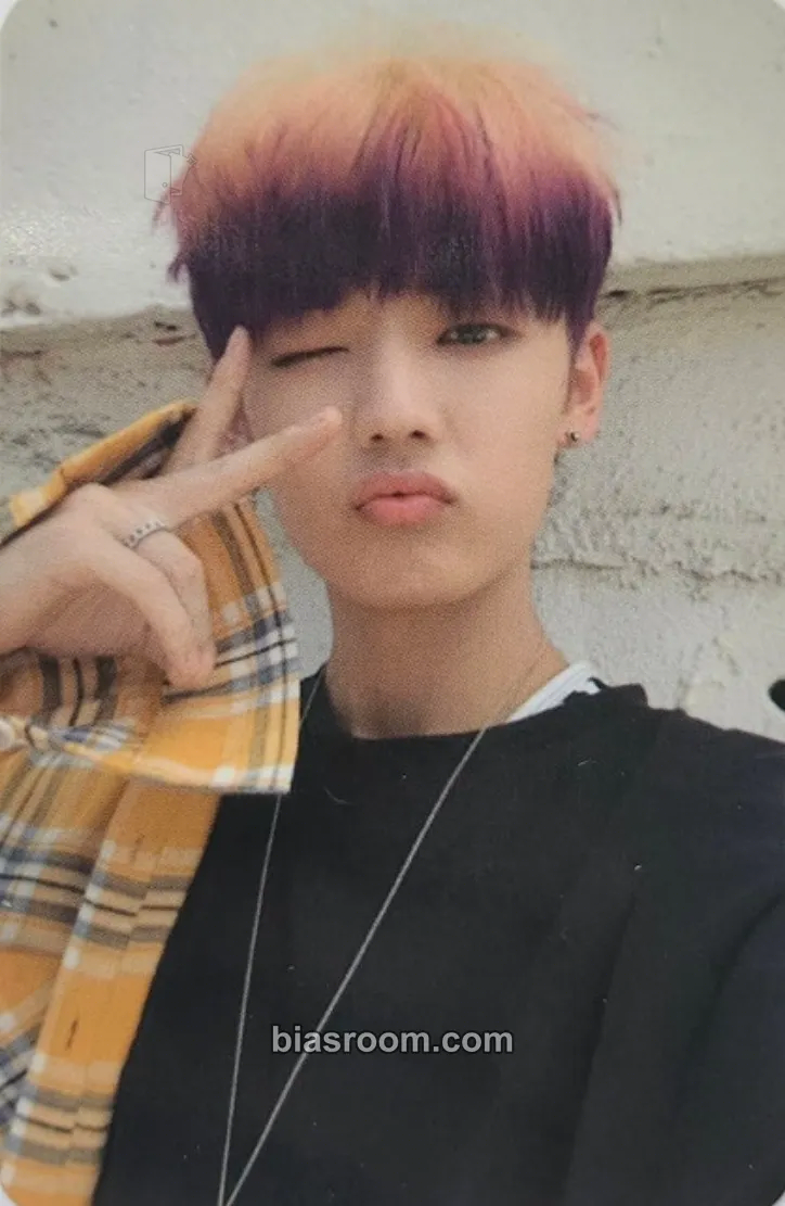UNB - Kang Yuchan - Black Heart Album album photocard