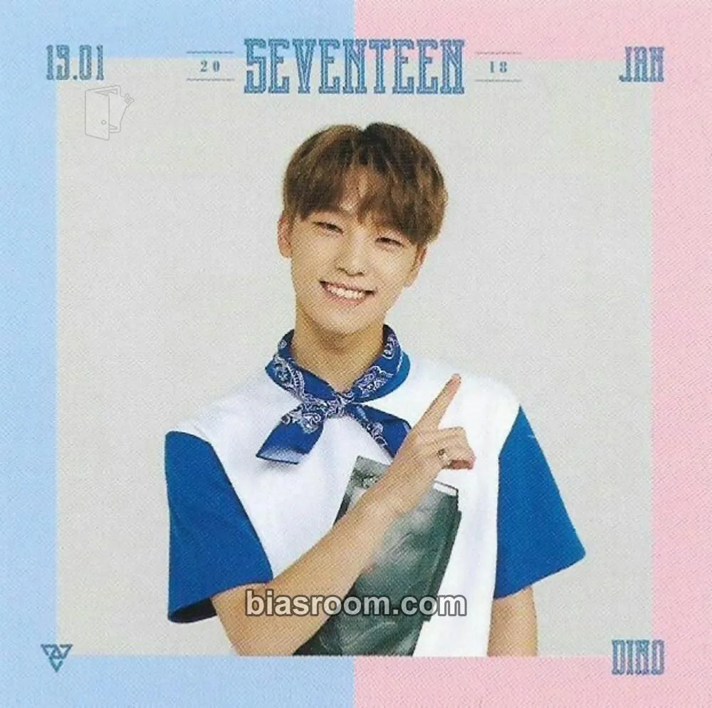 Dino 2018 Season's Greetings Photocard - SEVENTEEN - SEVENTEEN K-pop photocard