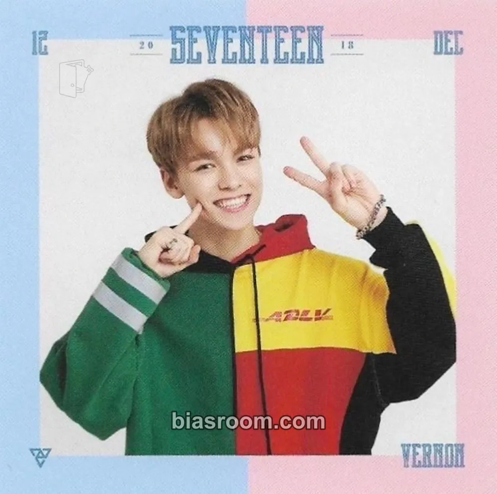 Vernon 2018 Season's Greetings Photocard - SEVENTEEN - SEVENTEEN K-pop photocard