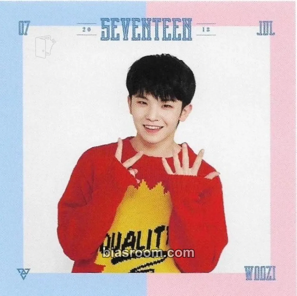 Woozi 2018 Season's Greetings Photocard - SEVENTEEN - SEVENTEEN K-pop photocard