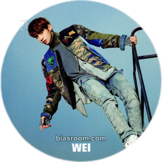 UP10TION - Wei - Burst Album album inclusion circle card