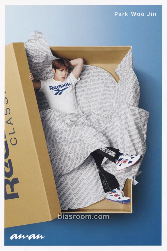 Woojin Reebok Photocard - Wanna One - Wanna One K-pop photocard