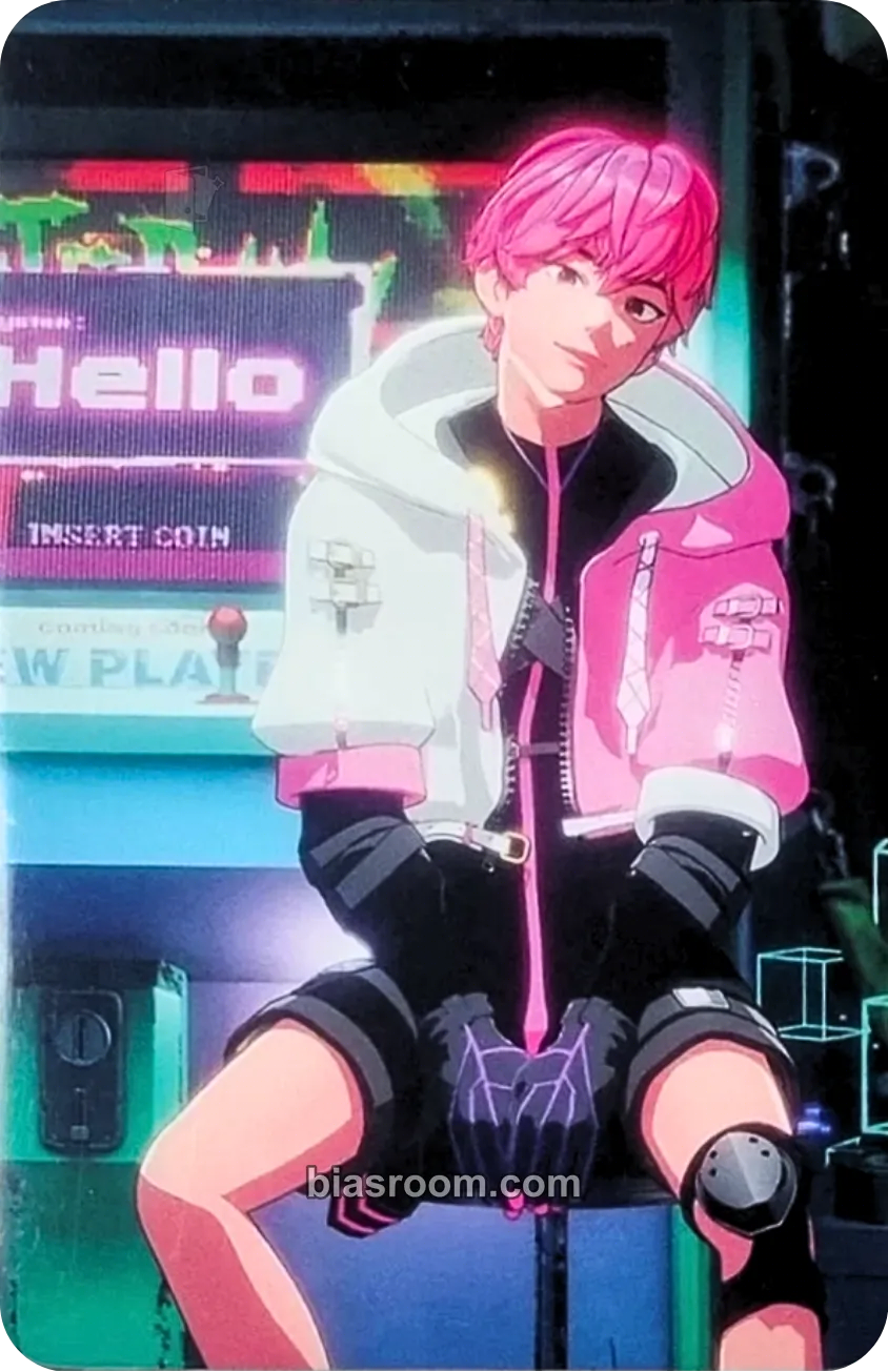 Bamby PLAVE x ANIPLUS Cafe Photocard - PLAVE - PLAVE K-pop photocard