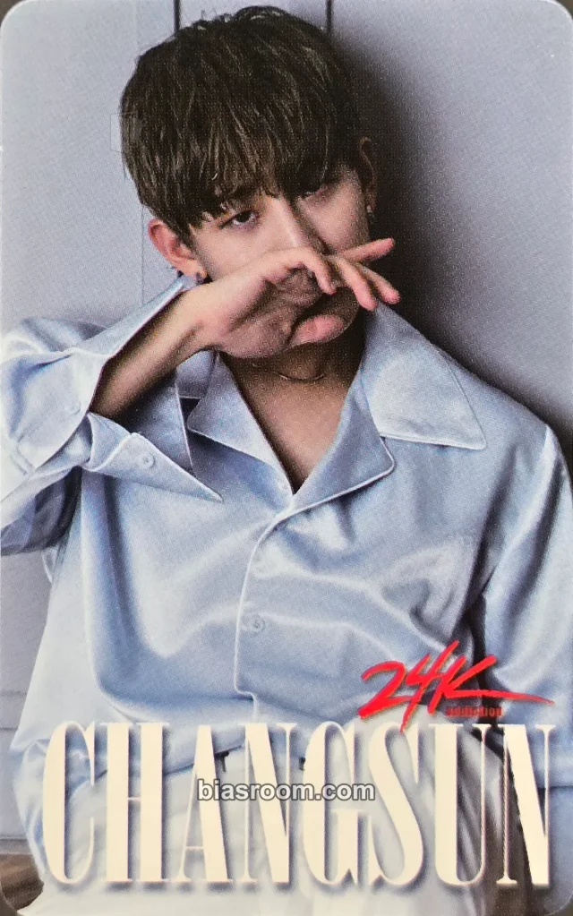24K+ - Changsun - Addiction Album album photocard