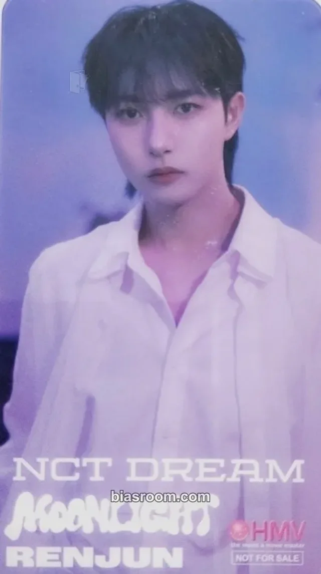 NCT DREAM - Renjun - Moonlight Album hmv pob (pre-order benefit) clear (translucent)