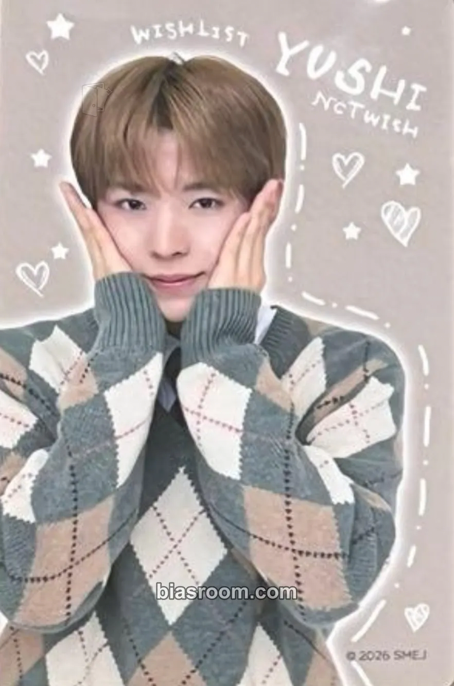 Yushi Japan online lottery (January 2026) Photocard - NCT WISH - NCT WISH K-pop photocard