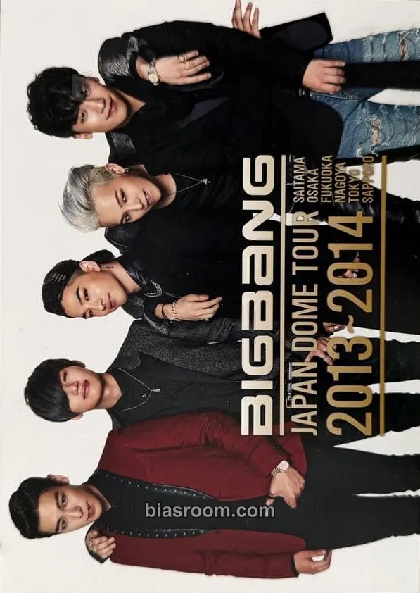 JAPAN DOME TOUR 2013~2014 Photocard - BIGBANG - BIGBANG K-pop photocard