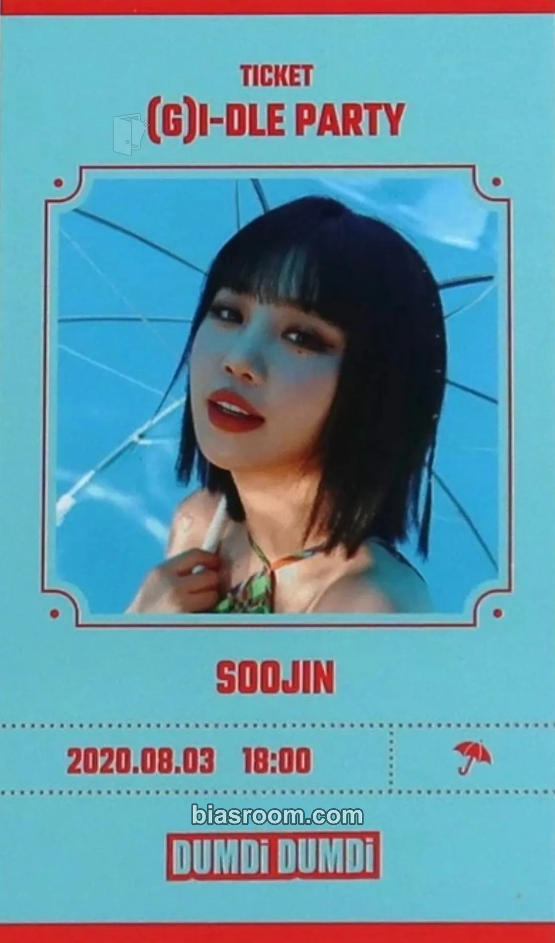 Soojin DUMDi DUMDi Photocard - i-dle - i-dle K-pop photocard