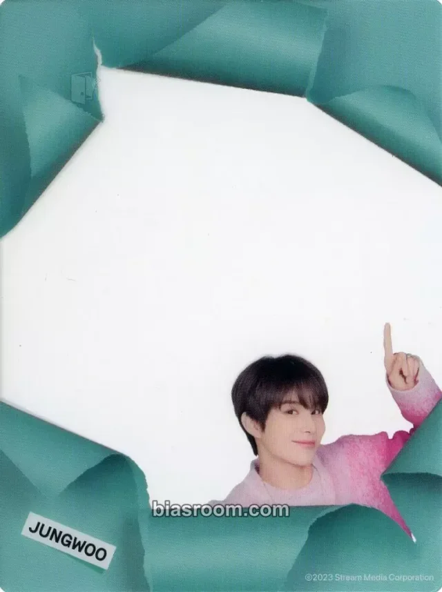 NCT 127 - Jungwoo - Gallery 127 Event merch inclusion purchase benefit cafe event drink benefit transparent photo frame non-standard size
