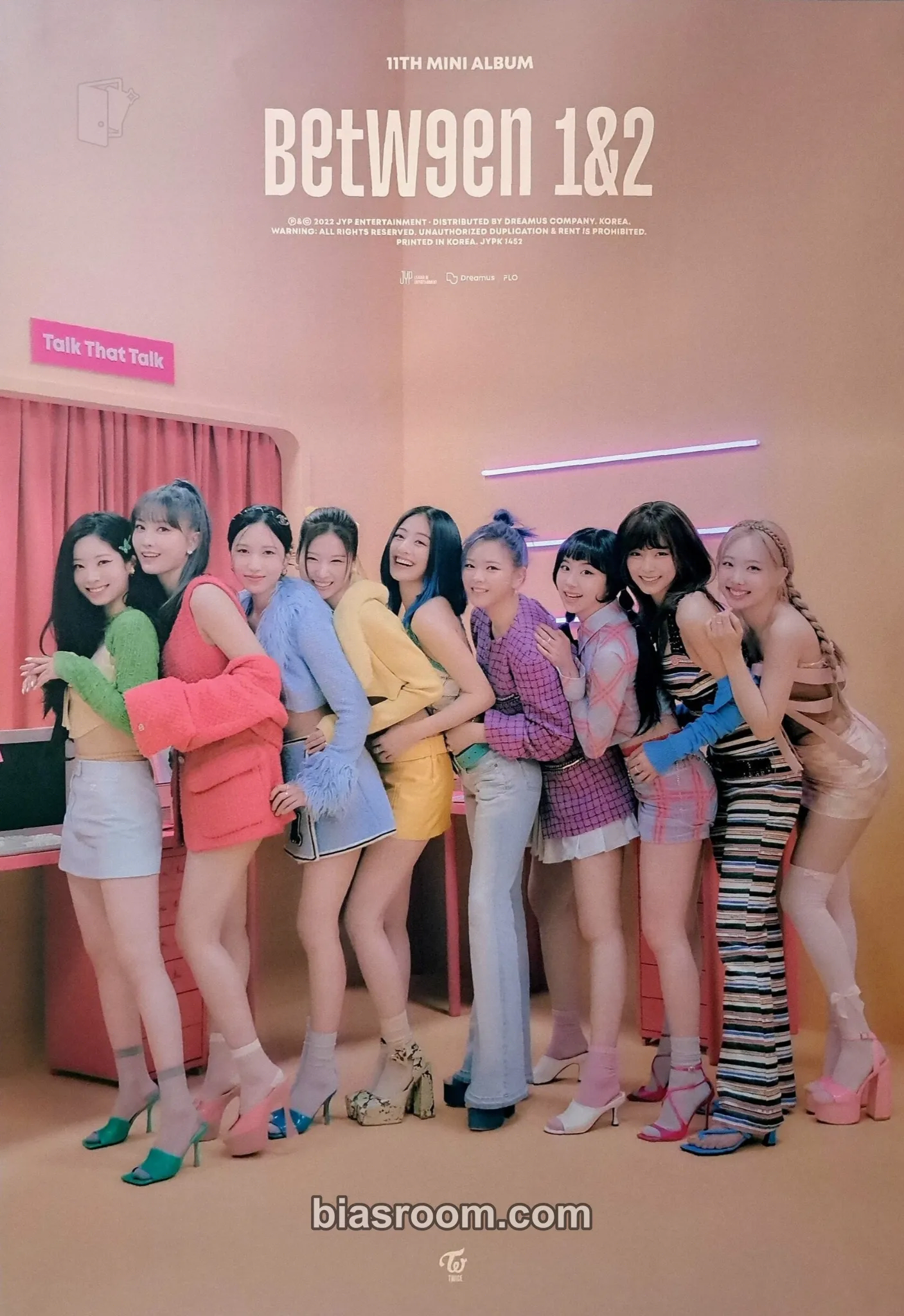 BETWEEN 1&2 Photocard - TWICE - TWICE K-pop photocard