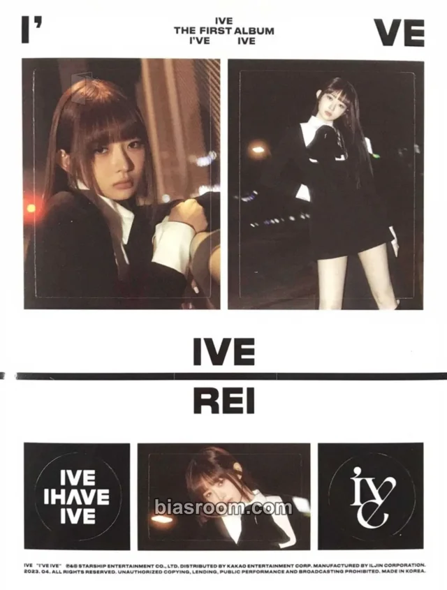 IVE - Rei - I've IVE Album sticker sheet album inclusion