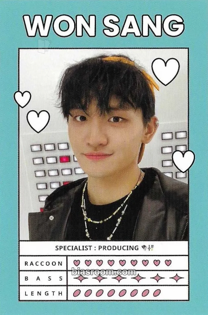 Wonsang Inside Photocard - LUCY - LUCY K-pop photocard