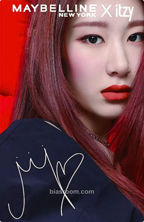 Chaeryeong ITZY X Maybelline Photocard - ITZY - ITZY K-pop photocard