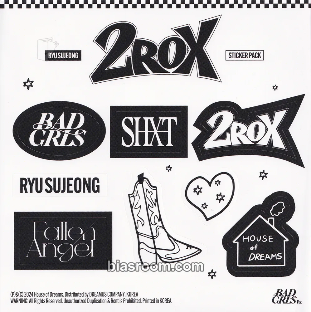 Sujeong 2ROX Photocard - Ryu Sujeong - Ryu Sujeong K-pop photocard