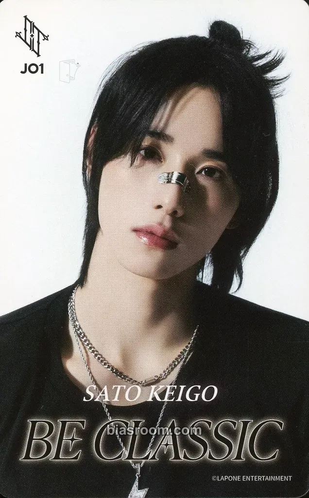 Keigo Sato BE CLASSIC Photocard - JO1 - JO1 K-pop photocard