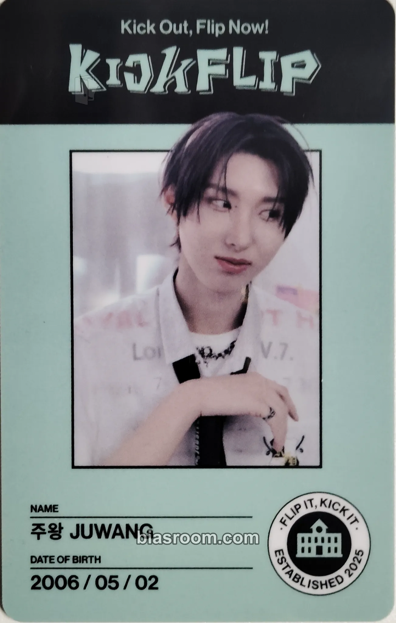 Juwang Kick Out, Flip Now! Photocard - KickFlip - KickFlip K-pop photocard