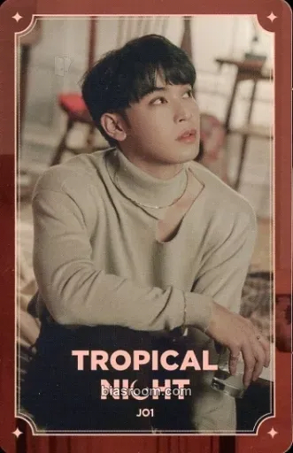 Sho Yonashiro TROPICAL NIGHT Photocard - JO1 - JO1 K-pop photocard
