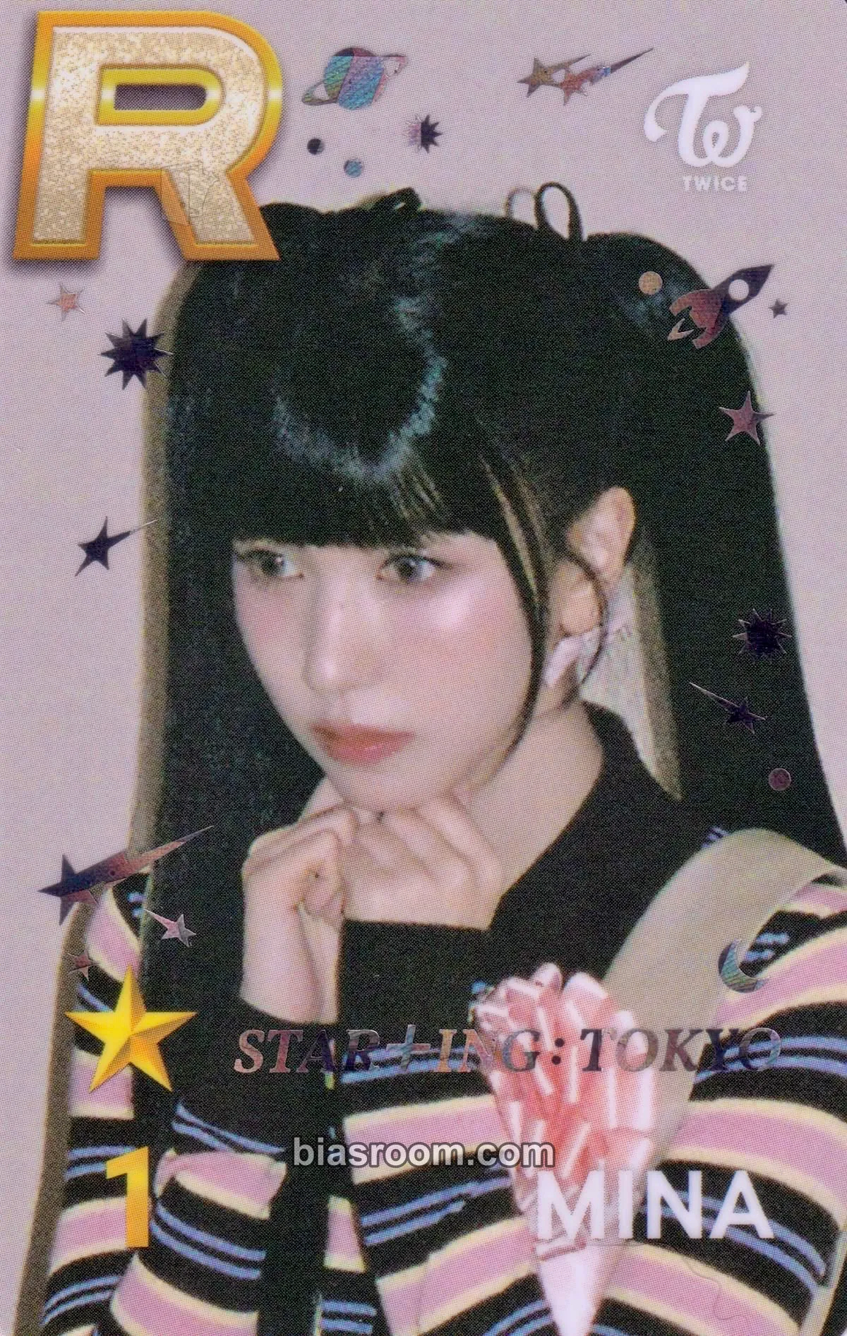 Mina TWICE x SuperStar JYPNATION Photocard - TWICE - TWICE K-pop photocard